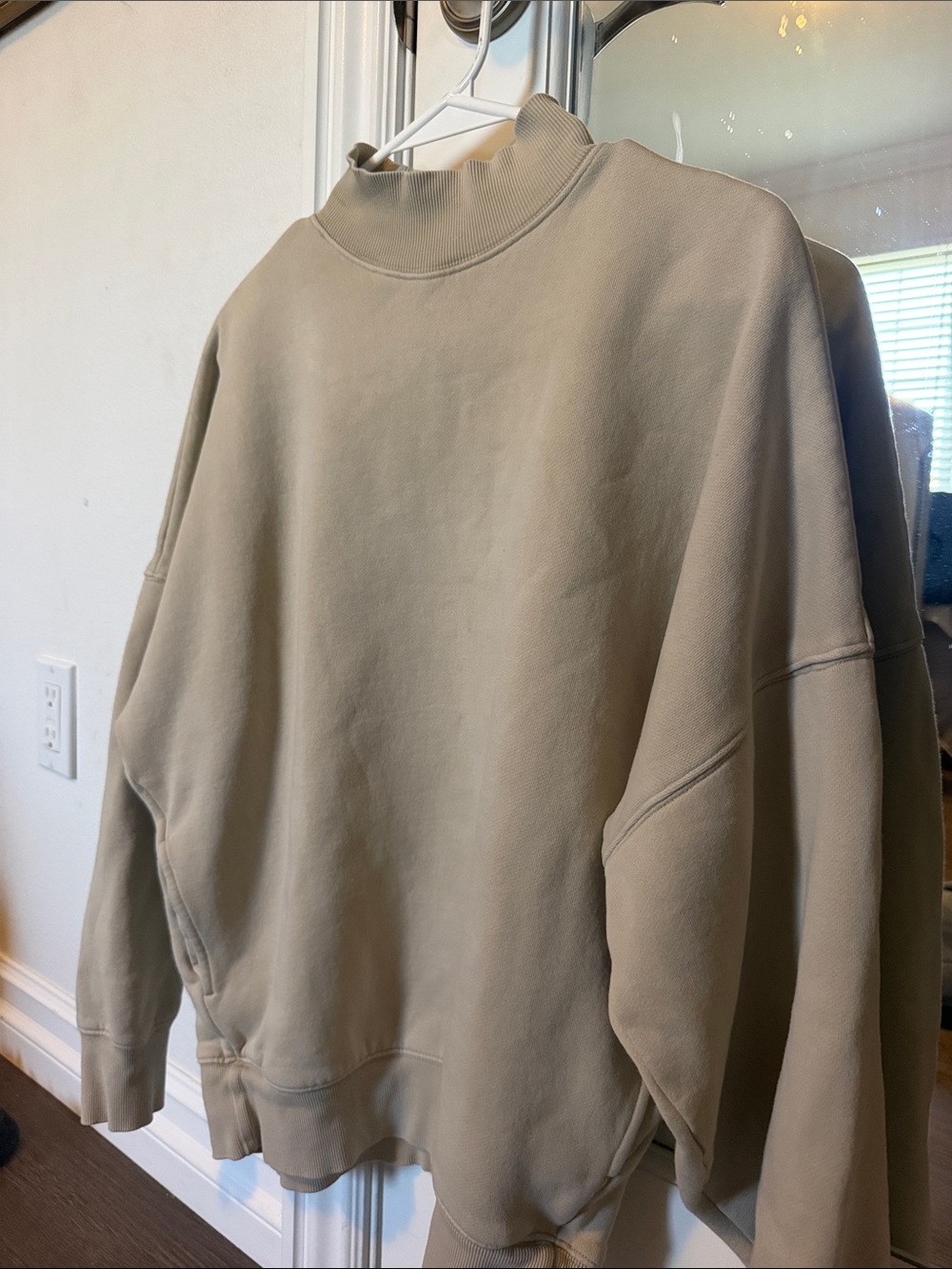 Aritzia Turtleneck Sweater - Taupe/Beige
